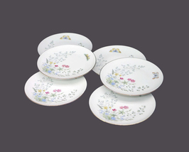 Six Seltmann Weiden 23312 dessert plates. Multi-motif flowers, butterflies. - £87.92 GBP