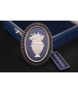 Vintage Wedgwood Sterling Silver Brooch &amp; Pendant – Jasperware Vase Moti... - $90.00