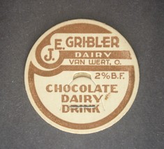 Vintage (J.E. Griller Dairy) Van Wert, O. ( Milk Cap ) - £3.84 GBP