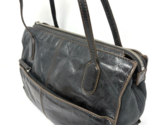 Vintage HOBO Women&#39;s Black Leather Satchel - $37.99