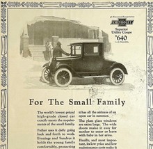 Antique 1924 Chevrolet Coupe XL Advertisement Automobilia Ephemera 14 x ... - $34.00