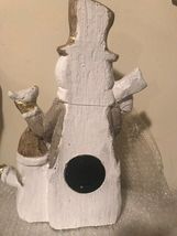 New Rustic Snowman Family with LED - SALE image 5
