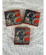 Vintage Lot 3 Castle Film Home Movies 8 MM Pearl Harbor MacArthur Sea Ba... - $40.85