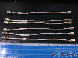 Suhner (for Nortel) NTQ22134 RF Coaxial Cable QMA Male Connectors 8&quot; USED Qty 1 - £4.54 GBP