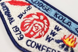 Vtg 1979 NOAC Conference 464 OA Order Arrow WWW Boy Scouts America Flap Patch - £9.19 GBP