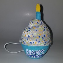 Build A Bear BABW Happy Birthday Blue White Cupcake Sprinkles Food Accessory Toy - $10.84