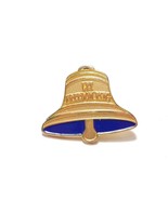 Let Freedom Ring Bell Lapel Hat Pin Pinback Enameled Metal - £4.60 GBP