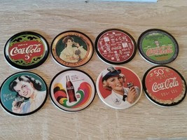 8 Coca Cola Vintage Coke Collector Caps FULL SET - $24.50