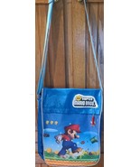 Nintendo Super Mario Bros. ~ Nylon Bookbag ~ 13&quot; x 16&quot; ~ Adjustable Strap - $14.96