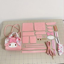 Sanrio Fashion Handmade DIY Shoulder Bags Kuromi Cinnamon Handbags For Y2k Girls - £57.68 GBP