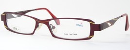 YOU&#39;S Lunettes 614 21 Mat Bordeaux Unique Rare Lunettes 50-18-140mm - £85.54 GBP