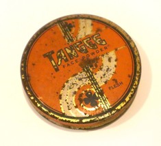 Vintage Art Deco TANGEE Flesh Tone Face Powder Vanity Collectible Orange Tin - £14.24 GBP