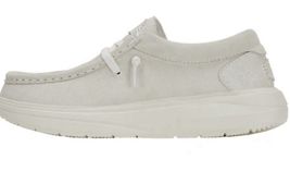 Hey Dude Wendy Comfy Suede Slip On Ivory Shoes!!(11) - $66.49