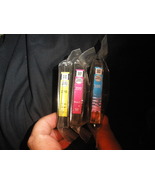 Epson 220 Ink Cartridges 3 Pack Yellow Cyan Magenta No Box - $17.99
