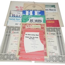 Religious Sheet Music Lot 10+ Ave Maria, Spirit Of God, Because, The Conqueror - £7.09 GBP