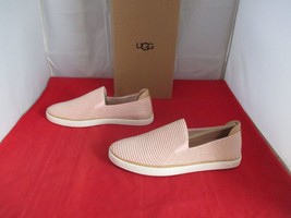 UGG Women&#39;s Sammy Sneakers $110 - US Size 9 1/2 - Rose Gold Rib Knit - #777 - £48.75 GBP