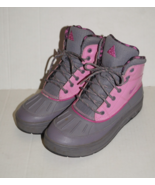 Nike ACG Woodside Boots 524876-002 Pink Gray Youth Girls Size 4Y - €25,62 EUR