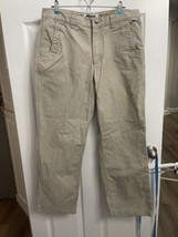 Mountain Khakis Pants Mens 35x30 Chino Straight Relaxed Fit Tan Khaki  Casual - £17.59 GBP