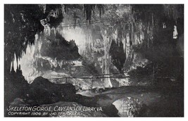 Skeleton Gorge Caverns of Luray Virginia RPPC Postcard  - £4.63 GBP