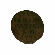 DENMARK 1 SKILLING DANSKE COIN (SHILLING) 1771 BB - $24.82