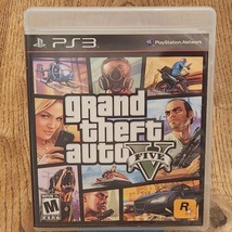 Grand Theft Auto V PS3 PlayStation 3 Video Game Complete CIB Rockstar Games - £11.07 GBP