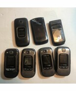 Lot of  7 Vintage some  Flip Phones *Untested* Parts or Repair Only - $31.98 CAD