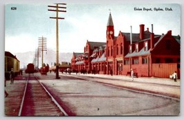 Union Depot Ogden Utah Postcard O30 - £4.59 GBP