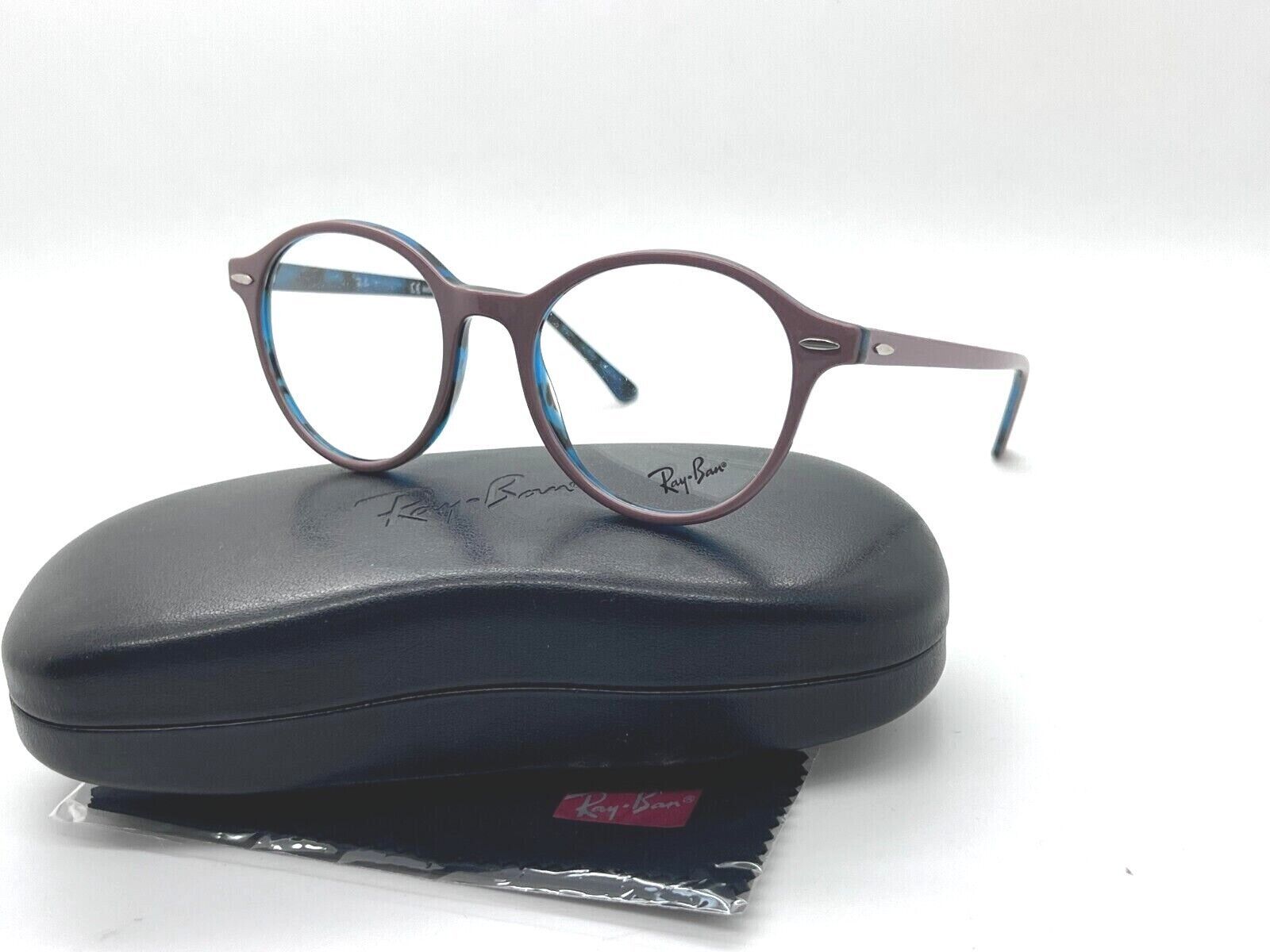 Ray-Ban OPTICAL RB 7118 DEAN 5715 LIGHT BROWN EYEGLASSES FRAME 48-19-145MM SMALL