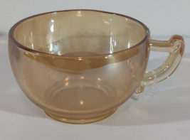 Vintage Moderne By J EAN Ette Marigold Carnival Glass Punch Or Coffee Tea Cup - £7.76 GBP