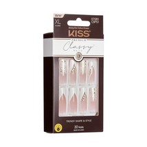 KISS PREMIUM CLASSY NAILS X-LONG - SOPHISTICATED #CSP51 - $9.99