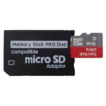 For Sony And Psp Series Micro Sd Sdhc Tf To Memory Stick Ms Pro Duo Psp Adapter - £1.57 GBP