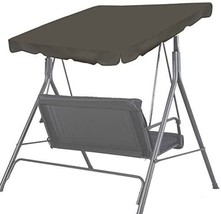 BenefitUSA Replacement Canopy Only 65&quot;x45&quot;W Patio Swing Canopy Porch Top Cover - £33.56 GBP