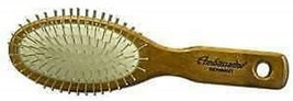 Wooden Handle with Pneumatic Brushes Wood Small Oval/Steel Pin 5112 - £12.95 GBP