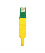 Deadstock Vtg 70s Nylon Stirrup Brazil World Cup Soccer Socks Yellow One... - £18.64 GBP