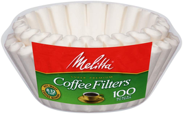 8-12 Cup Basket Coffee Filters, White, 100 Count (Pack of 24) - £41.51 GBP