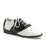 FINAL SALE Mens Retro Disco Black/White Loafers Halloween Costume Shoes 9 - $732.94 MXN
