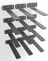 Skysen 12 Pack 10&quot; Floating Shelf Bracket, Shelves Brackets, Wood Shelving, 12） - £44.79 GBP