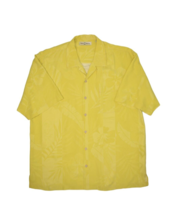 Tommy Bahama Silk Shirt Mens L Floral Loop Collar Button Up Beach Lounge... - £23.08 GBP