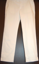 Emporio Armani White Cotton Men&#39;s Casual  Pants Trouser Size US 40 UE 56 - £102.06 GBP