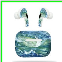 AirPods Pro Cyclone Wave Vinyl Decal Wrap Cover Easy Change Style - £40.44 GBP