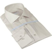 Mens 100% Italian Cotton Shirt High Quality Non Iron SORRENTO Turkey 4452 Stone image 5