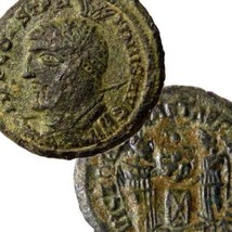 Constantine The Great. Rarest Ric R5! Two Victories At Altar Holding Shield Coin - £304.64 GBP