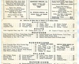 Doering Hotel Dinner Menu Temple Texas 1942 - £42.91 GBP