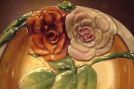 Noritake Morimura red stamp, bowl, decorated with roses RARE [67] - £31.31 GBP