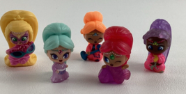 Fisher Price Shimmer &amp; Shine Teenie Genies Mini Figures Dolls Lot Wish G... - $25.50 CAD