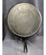 Griswold Erie #9 Cast Iron Skillet 5th Series 1905-1907 Inset Heat Ring ... - £256.99 GBP
