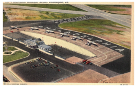 Philadelphia Municipal Airport Philadelphia Pennsylvania Airport Postcard - $9.89