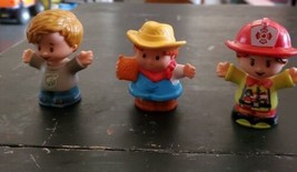 Fisher Price Little People Kids Figures Lot of 3  - $11.26