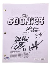 Astin Feldman Cohen Huy Quan Signed The Goonies Script 2 God Bless Insc JSA+PSA - £229.89 GBP