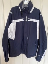 Eddie Bauer Weatheredge Nautical Jacket Men’s Size XL Navy NOS - $55.00